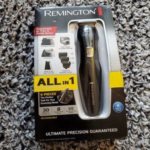 Remington All-in-One Grooming Kit, 9 Piece Set with Trimmer, Men's Shaver, PG60